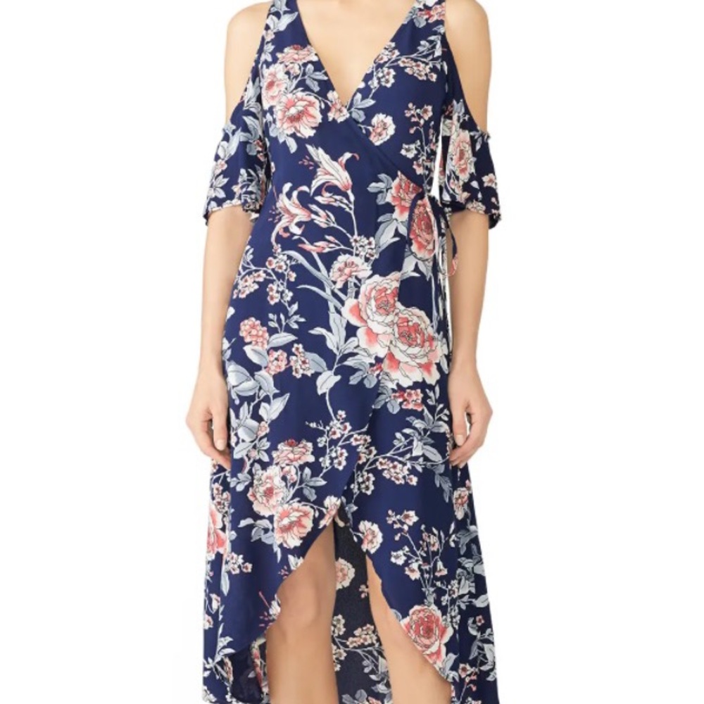 Flynn Skye Floral Devon Wrap Dress, Size L, worn once